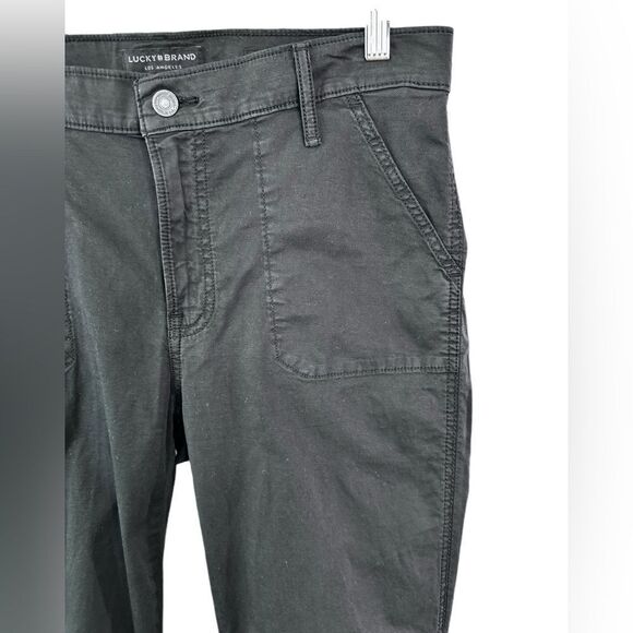 Lucky Brand The Cargo Pant Pirate Black Size 8 - Picture 6 of 13